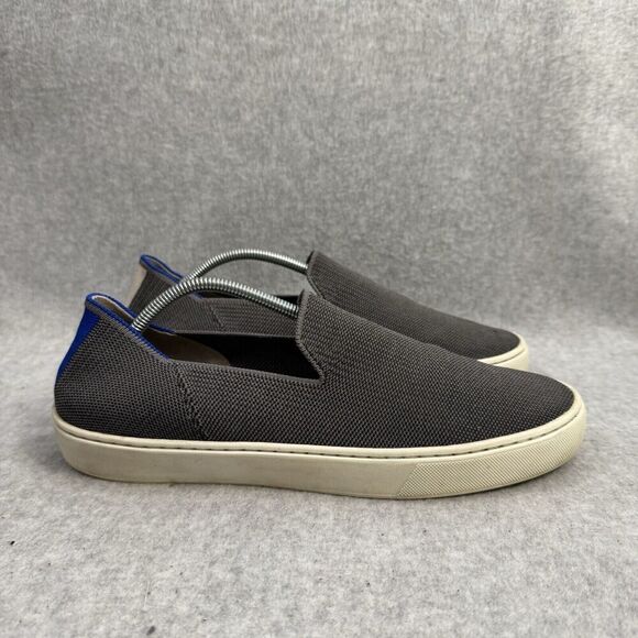 Rothys The Sneaker Womens Shoes Size 10 Grey Knit Slip On Comfort Casual Shoes - Picture 4 of 10